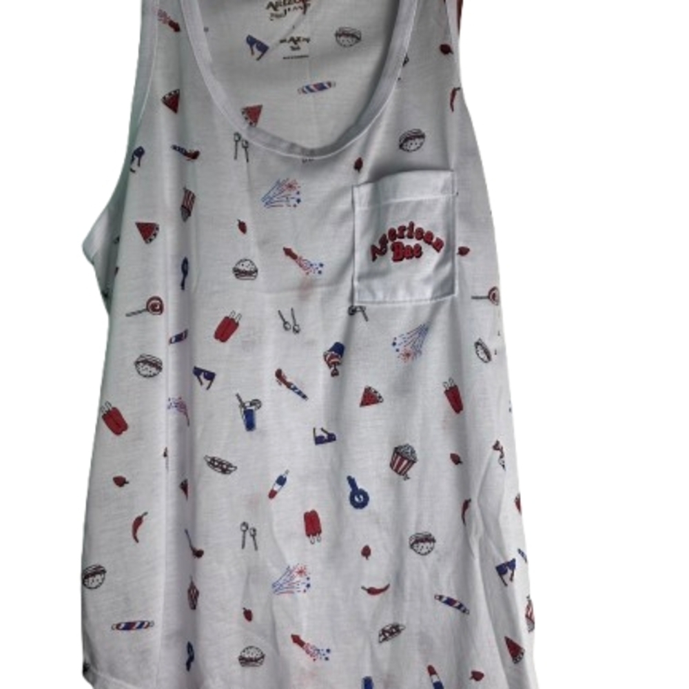 Arizona Jean CO Women's 4th‎ Of JULY Racerback Tank Top Size Large